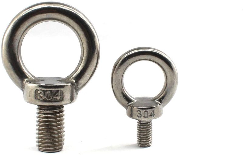 MS EYE BOLT M8 – 8mm – DIN580 Self coloured electro-galvanized Finishing - Image 3