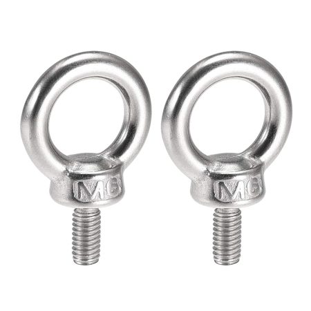 MS EYE BOLT M6 – 6mm – DIN580 Self coloured electro-galvanized Finishing